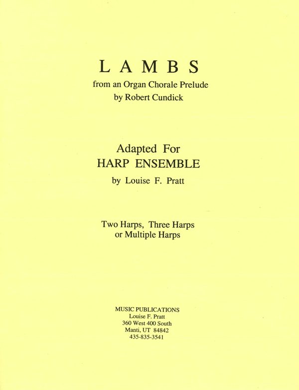 Lambs, from ''An Organ Chorale Prelude'' (2 or 3 harps)