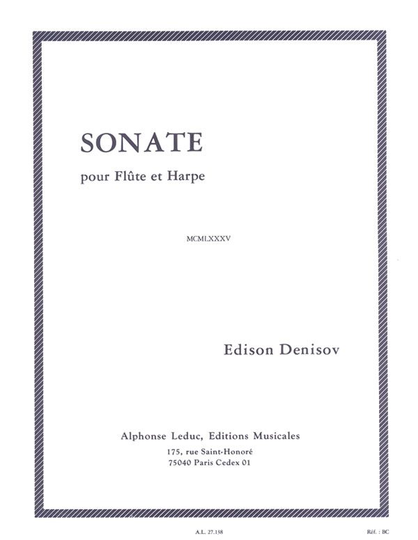 Sonate pour Flute et Harpe