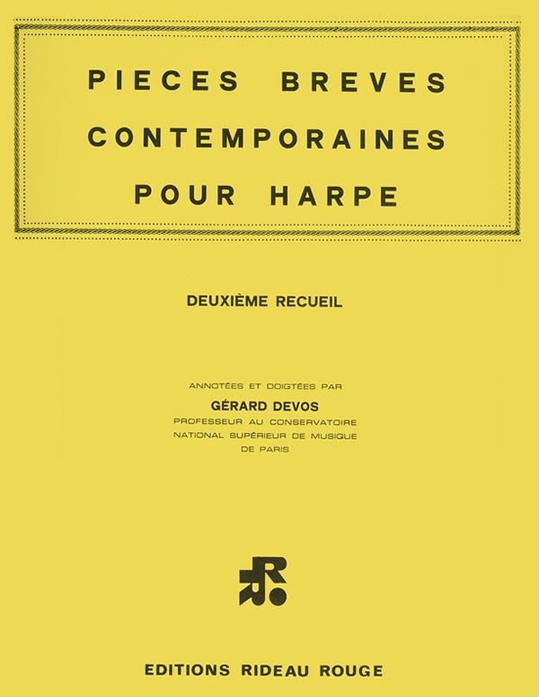 Harp Sheet Music Pièces Brèves Contemporaines, Book 2 by DEVOS, G.