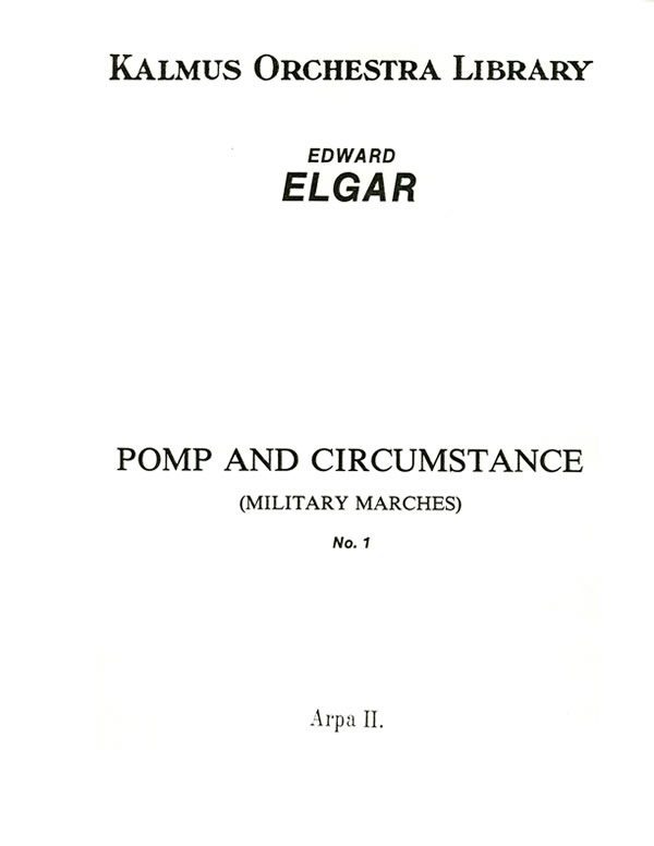 Pomp & Circumstance No 1 (Harp 2 part)