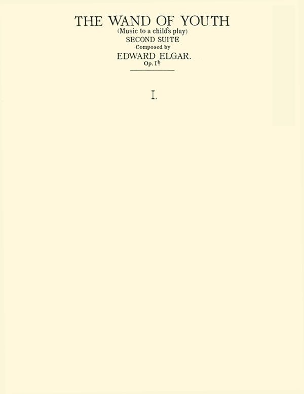 The Wand of Youth Suite, Op. 1B