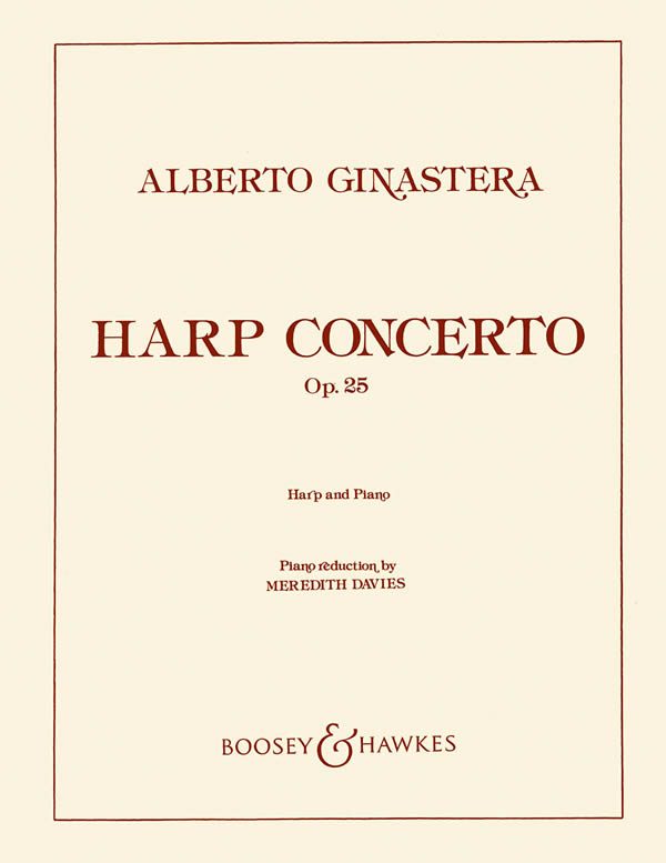 Concerto Op 25 (harp and piano reduction)