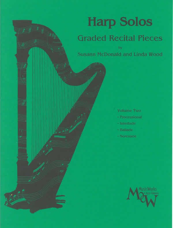 Harp Sheet Music Harp Solos Graded Recital Series, vol. 2 by MCDONALD