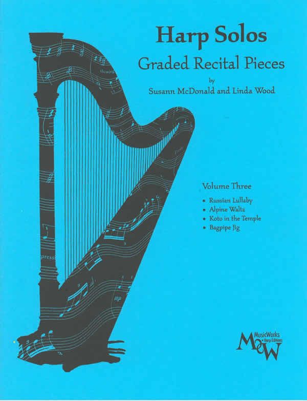 Harp Sheet Music: Harp Solos Graded Recital Series, vol. 3 by
