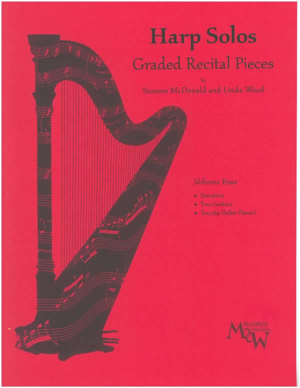 Harp Sheet Music: Harp Solos Graded Recital Series, vol. 4 by