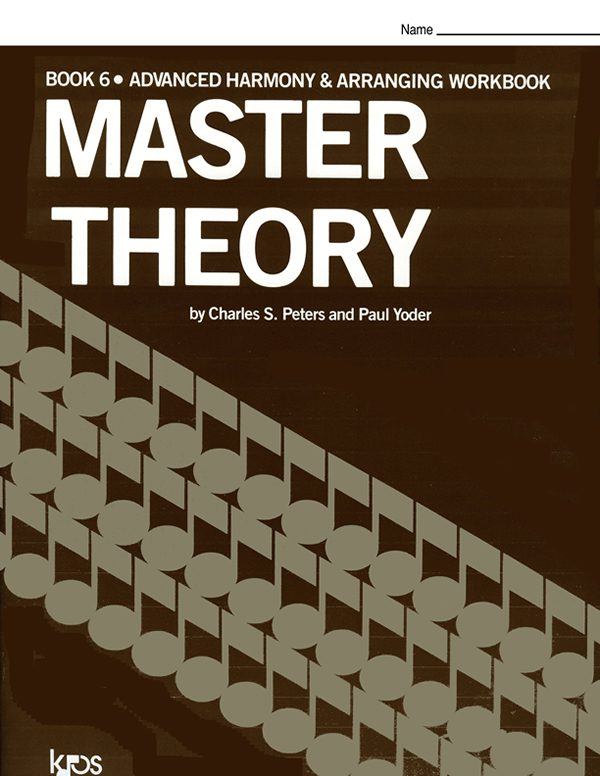 Harp Method Master Theory Book 6 by PETERS, C. & YODER, P.