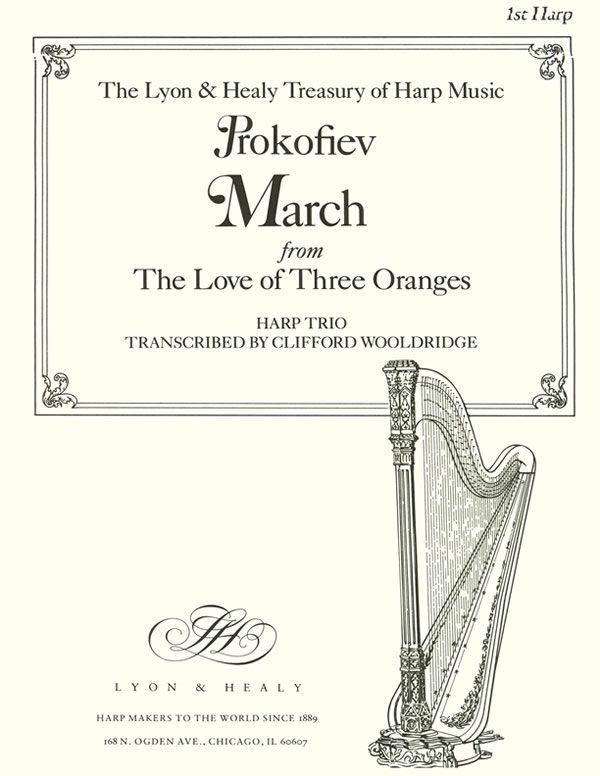 March from The Love of Three Oranges (3 harps) (LHS)