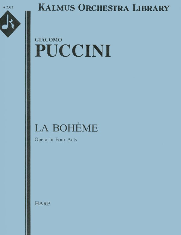 La Bohéme (complete harp part)