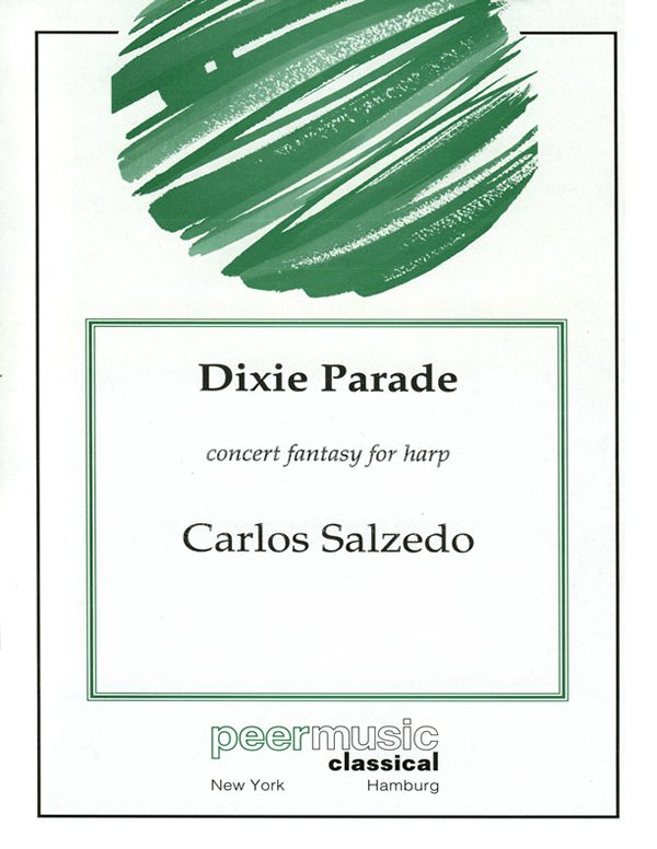 Harp Sheet Music Dixie Parade by SALZEDO, C.