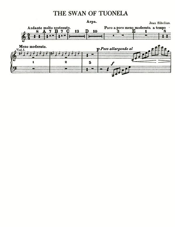 Swan of Tuonela (harp part)