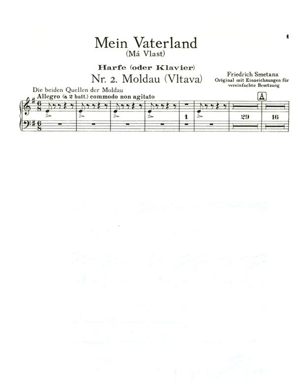Moldau (harp part)