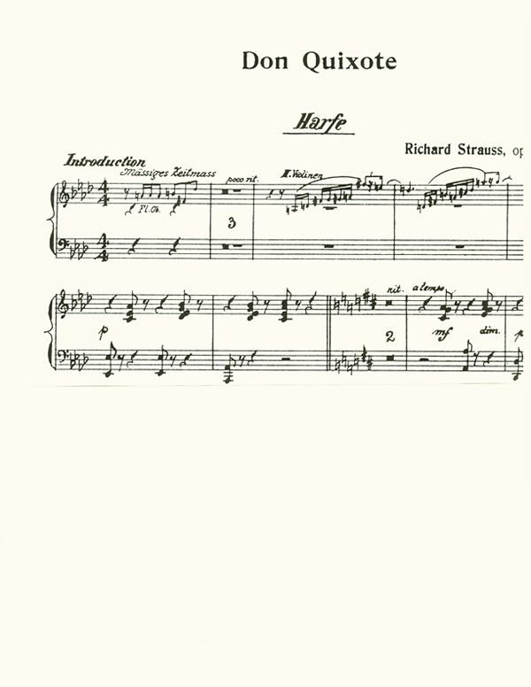 Don Quixote, Op. 35 (harp part)