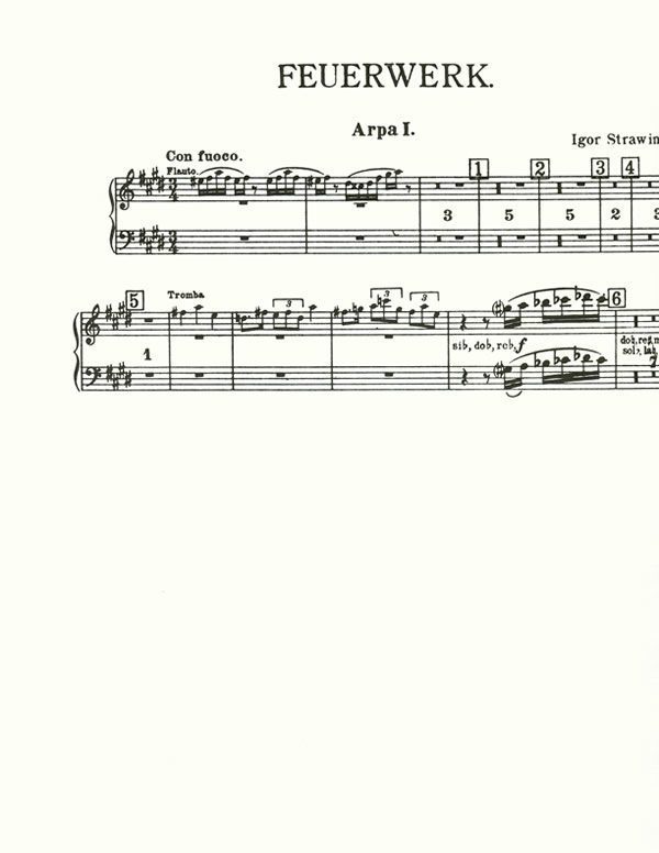 Fireworks (harp 1 part)