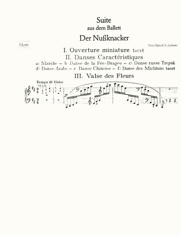 Nutcracker Suite, Op. 71A, Suite No. 1 (harp part)