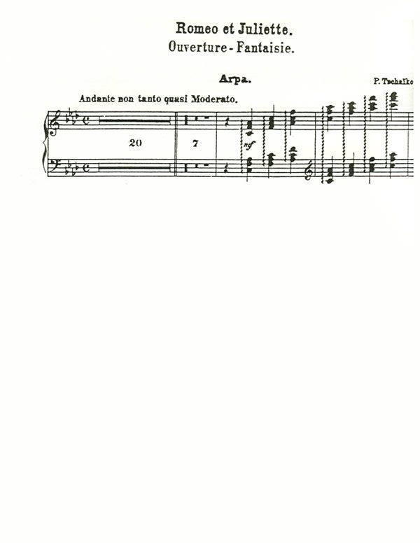 Romeo & Juliet Overture, Op. 37 (harp part)