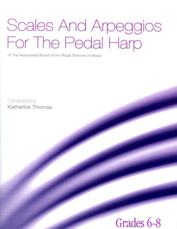 Harp Sheet Music Scales and Arpeggios for the Pedal Harp by THOMAS, K.