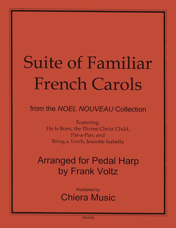 Harp Sheet Music: Suite of Familiar French Carols by VOLTZ, F.