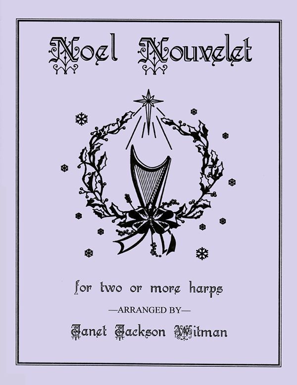 Harp Sheet Music Noel Nouvelet (2 harps) by WITMAN, J.