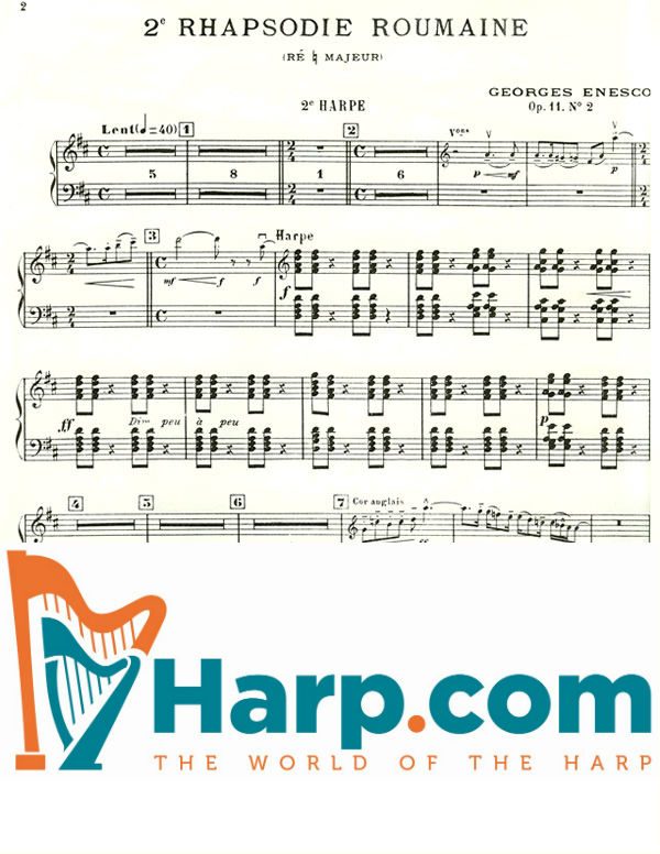 Rumanian Rhapsody No 2 (harp 1)