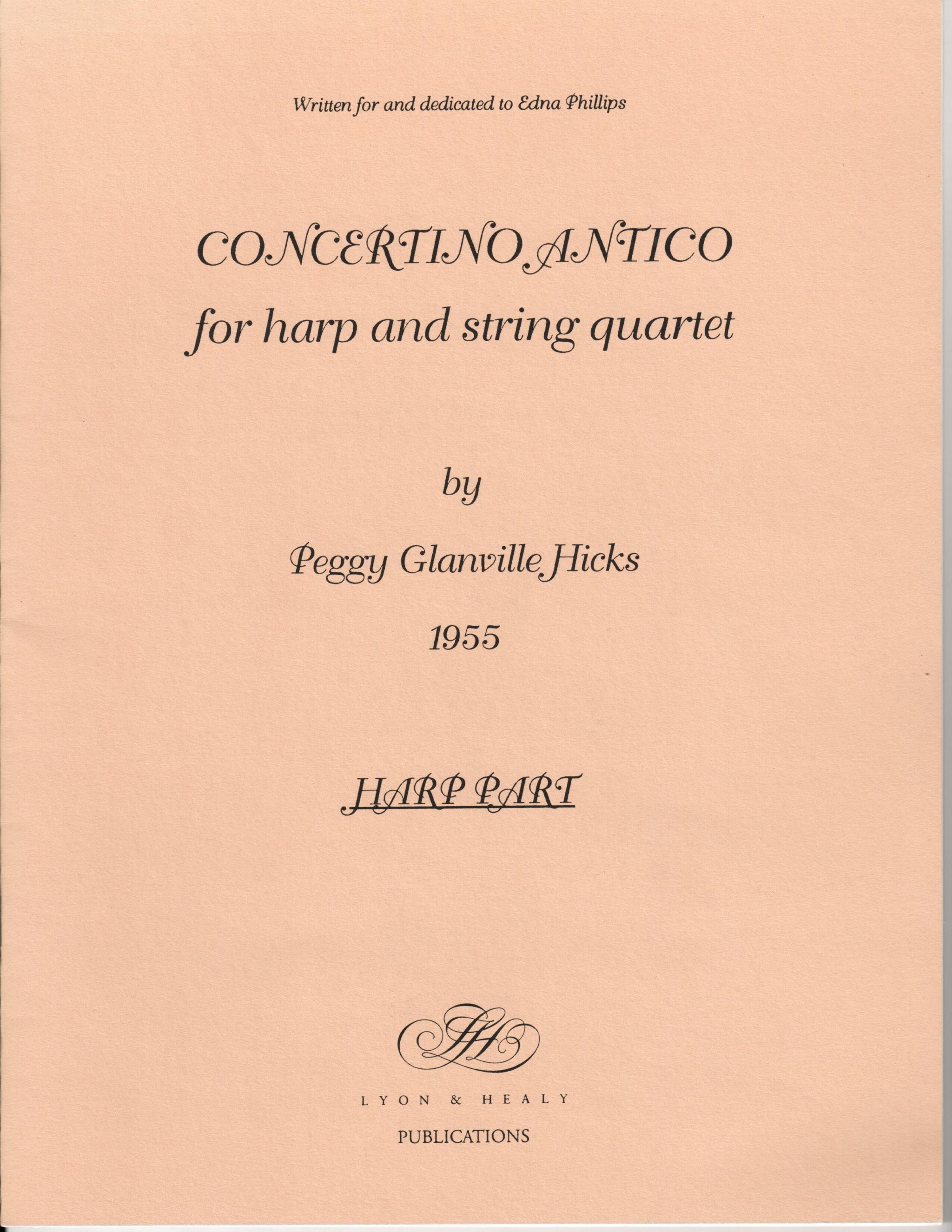 Concertino Antico (harp part) (LHS)
