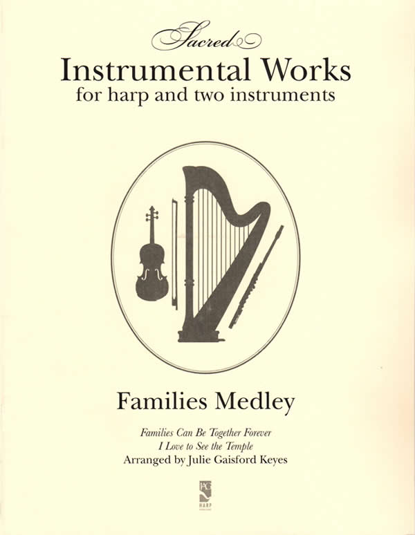 Harp Sheet Music Families Medley (harp & 2 instruments) by WATKINS