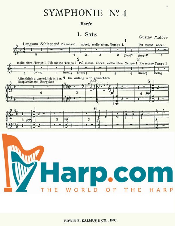 Symphony No 1 (harp part)
