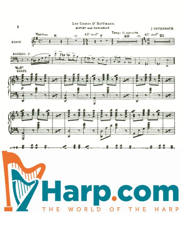 Tales of Hoffman-Minuet & Barcarolle (orchestra part)