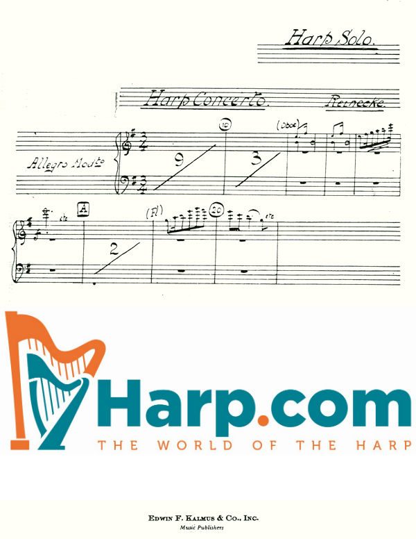 Concerto for Harp and Orchestra Op. 182 (harp part)