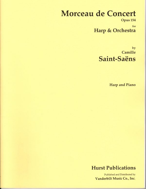 Morceau de Concert (harp/piano reduction - harp part sold separately)