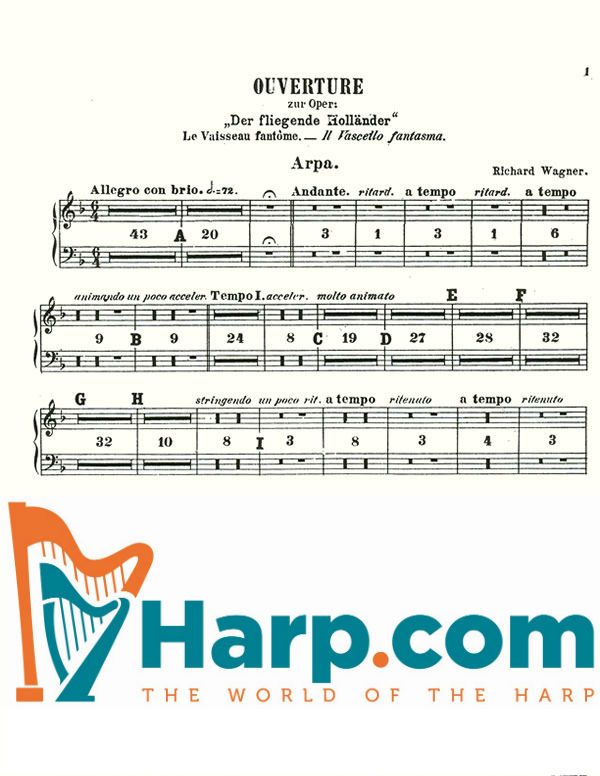 Flying Dutchman Overture (harp part)