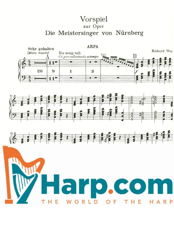 Die Meistersinger: Prelude (harp part)