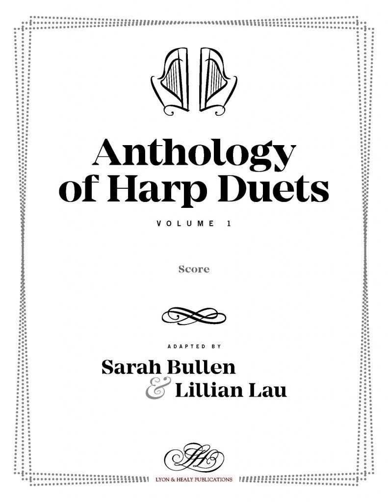 Anthology of Harp Duets &#8211; Score (LHS)