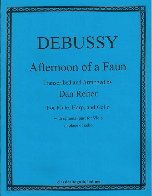Afternoon of a Faun (harp, flute, and cello (or viola)