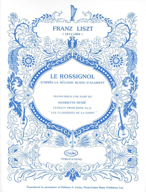 Le Rossignol Piano Liszt