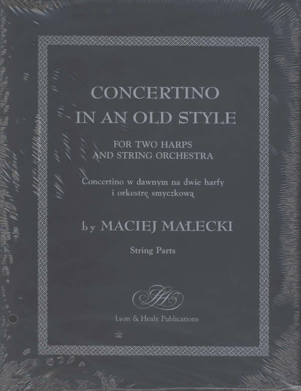 Concertino in an Old Style for Two Harps (string parts) (LHS)