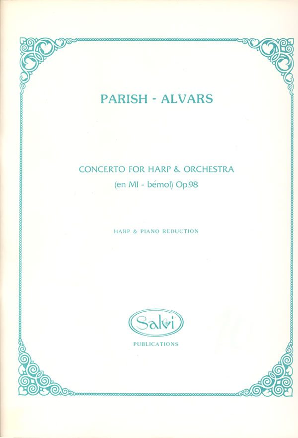Concerto in E Flat Major for Harp Op 98 (harp part and piano reduction) (LHS)