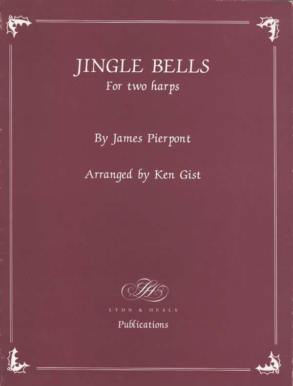 Harp Sheet Music Jingle Bells (2 harps) by PIERPONT, J./GIST