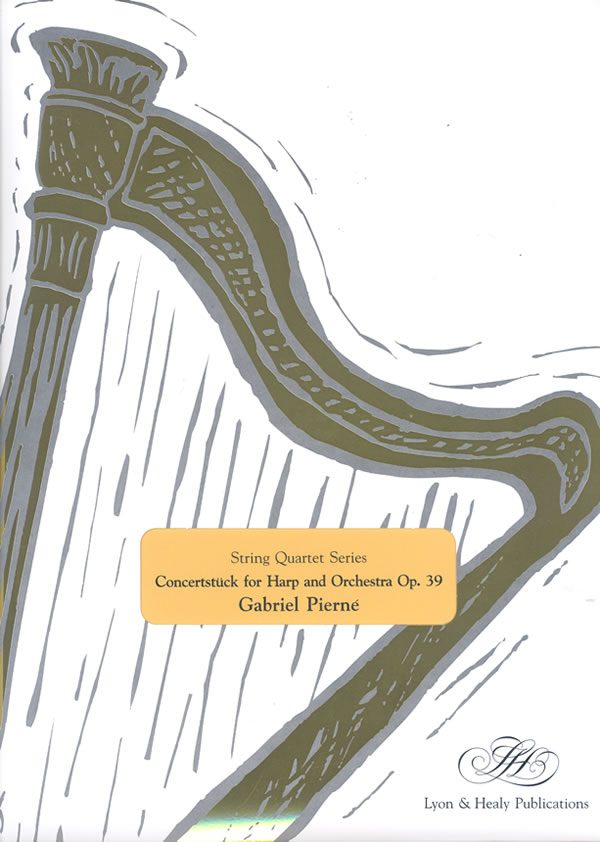 Harp Sheet Music Concertstuck (score and parts) by PIERNE, G