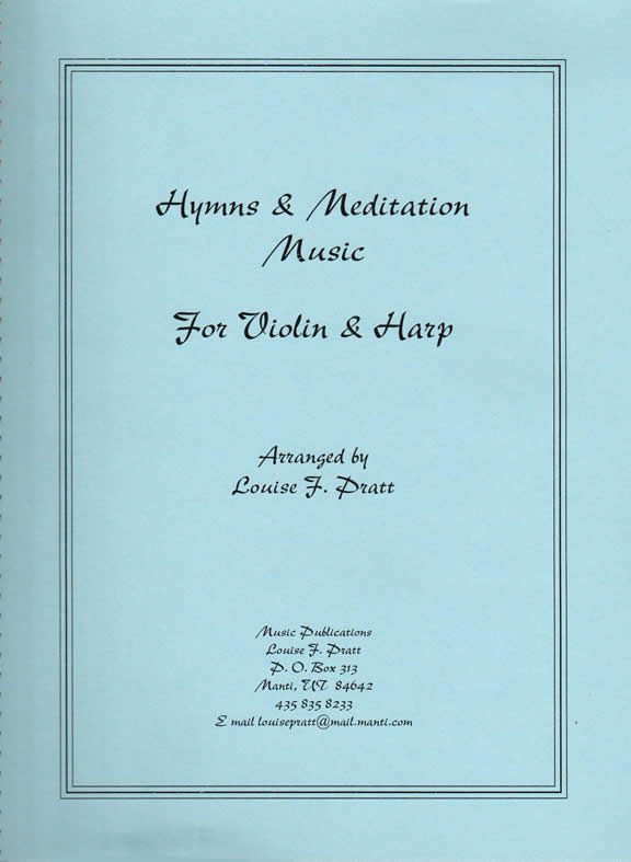 Harp Sheet Music Hymns And Meditation Music For Violin Harp By Pratt L