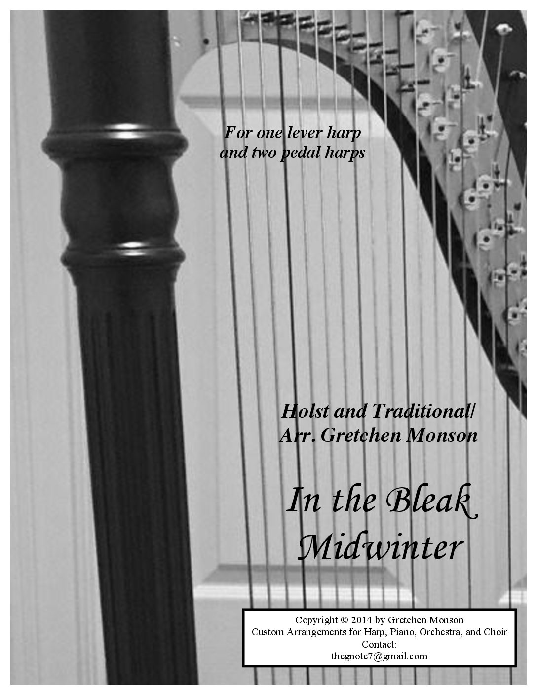 In the Bleak Midwinter (2 Pedal and 1 Lever Harps)