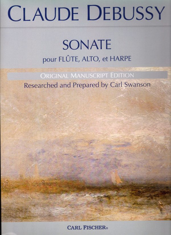Sonate pour Flûte, Alto (Viola), et Harpe