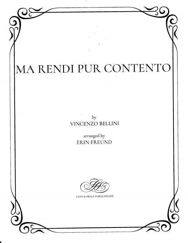 Ma Rendi Pur Contento (LHS)