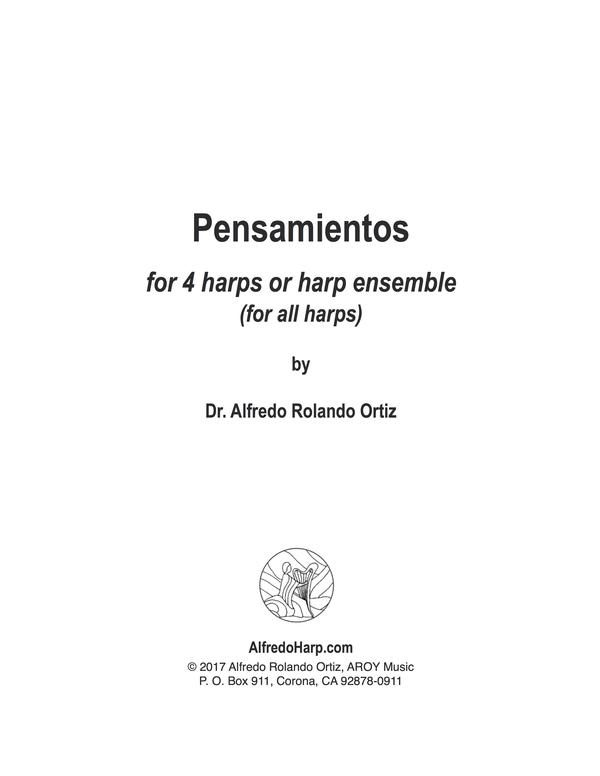 Pensamientos (For FOUR Harps)
