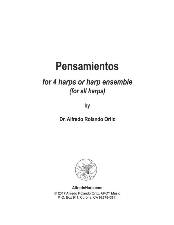 Pensamientos (For FOUR Harps)