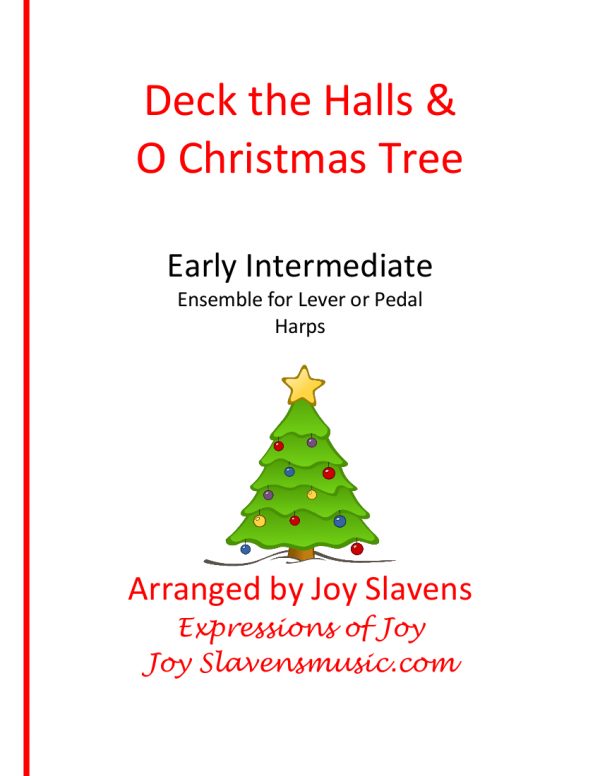 Deck the Halls/O Christmas Tree - Duet for Harp