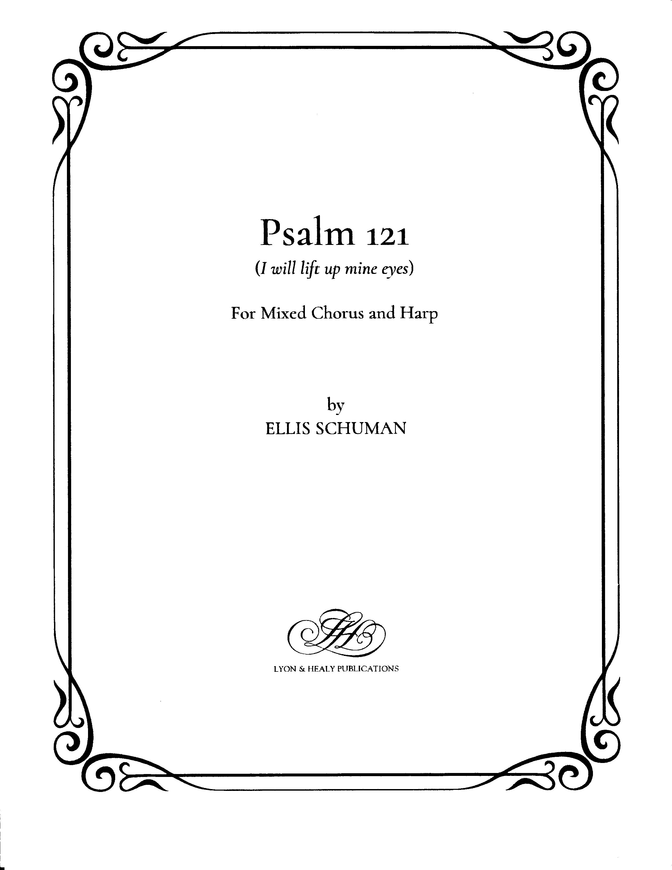 Psalm 121 (I WIll Lift Up Mine Eyes) SATB/Harp (LHS)