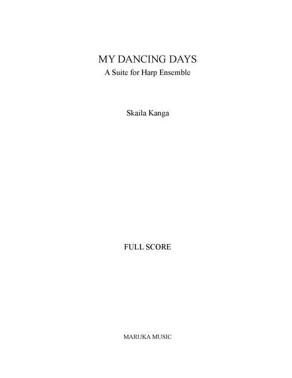 My Dancing Days A Suite for Harp Ensemble (Pdl/Lvr)