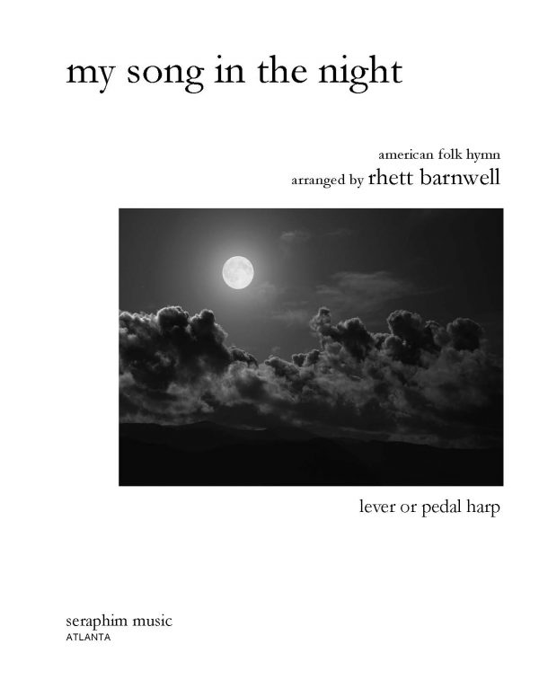 My Song in the Night for solo harp