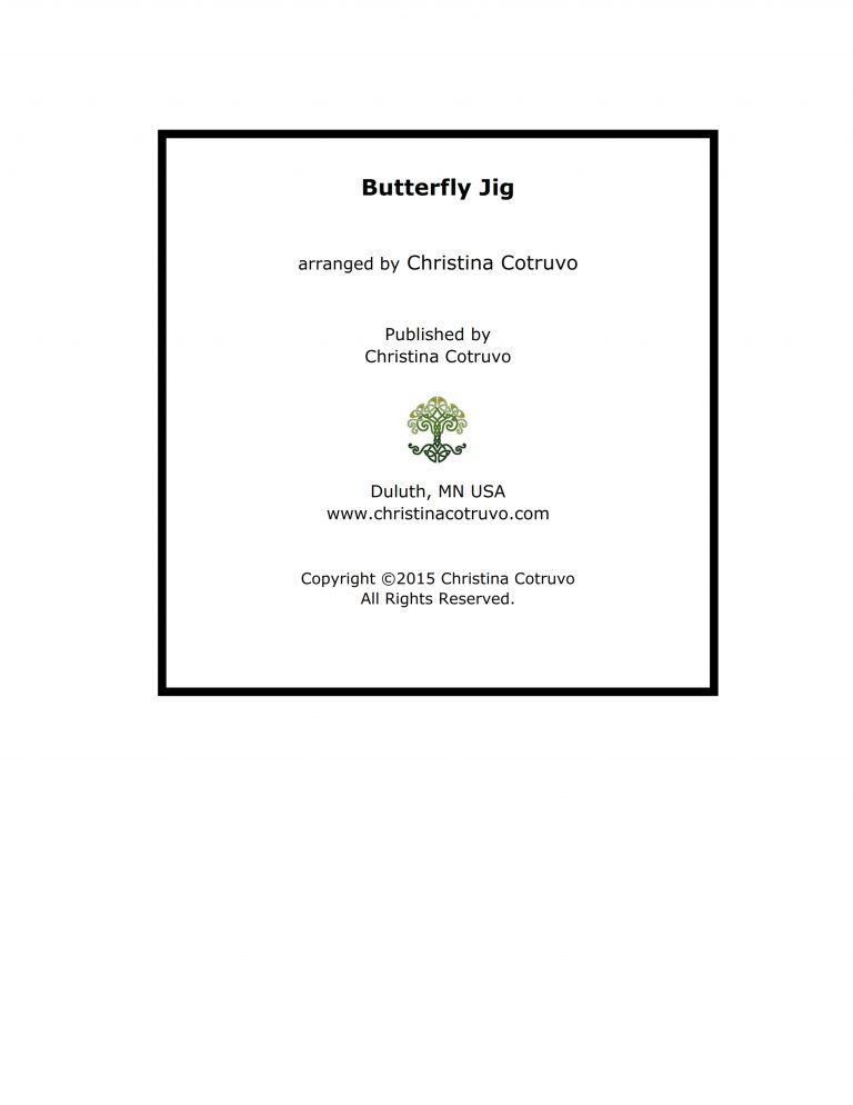 Butterfly Jig for solo harp