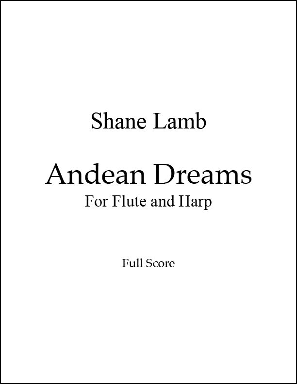 Andean Dreams - for Pedal Harp and Flute
